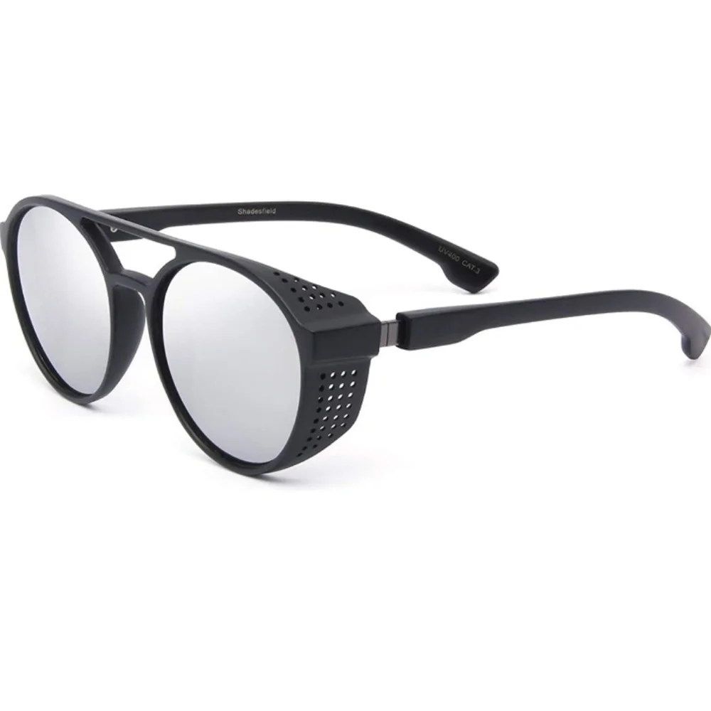Men Women 100% UV400 Steampunk Sunglasses